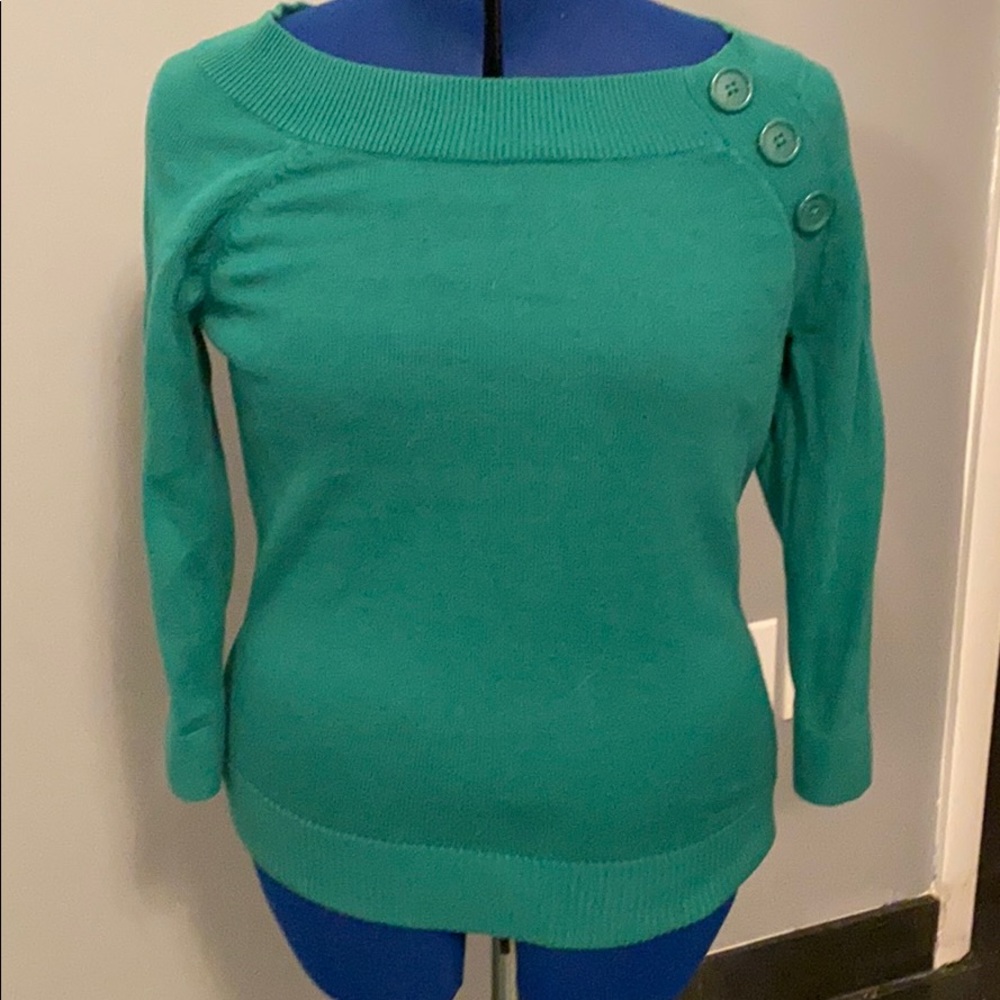 Boat neck sweater